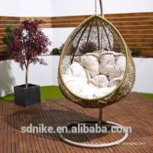 garden indoor hanging Water droplets shaped swing chair+rattan ceiling swing chair+baby swing high chair
